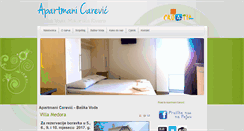 Desktop Screenshot of apartmani-carevic.com